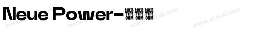 Neue Power字体转换